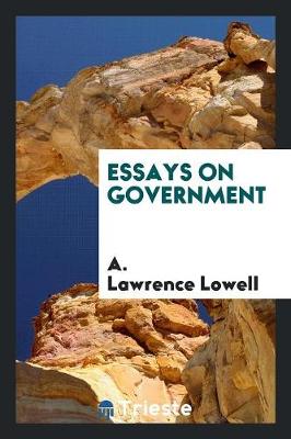 Book cover for Essays on Government