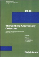 Book cover for Gohberg Anniversary Collection, Thevolume I