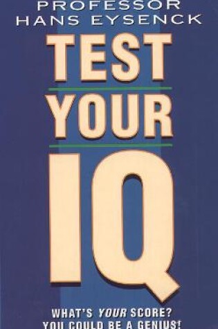 Cover of Test Your Own IQ