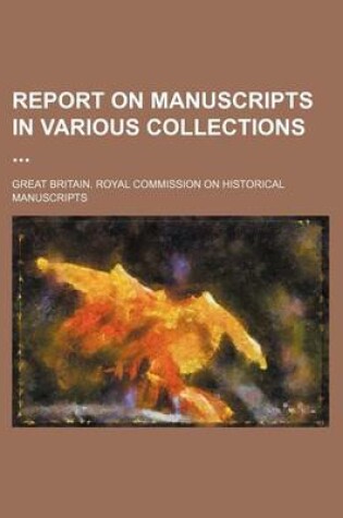 Cover of Report on Manuscripts in Various Collections