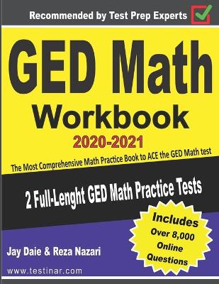 Book cover for GED Math Workbook 2020-2021