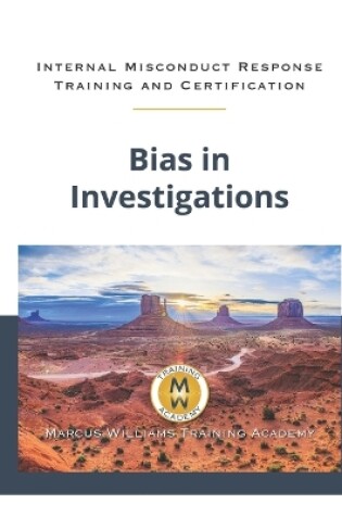 Cover of Bias in Investigations