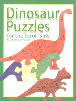Book cover for Dinosaur Puzzles for the Scroll Saw