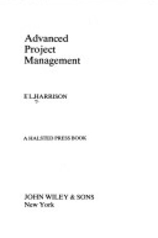 Cover of Harrison Project