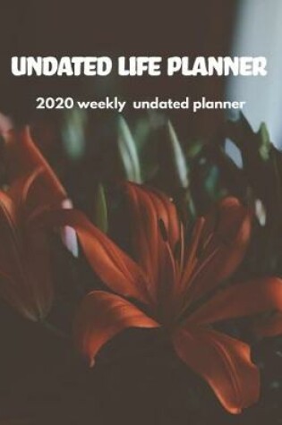 Cover of Undated Life Planner