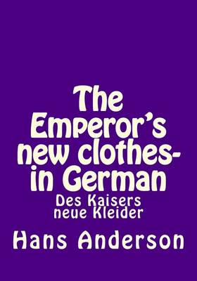 Book cover for The Emperor's new clothes- in German