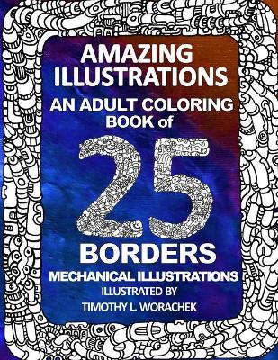 Book cover for Amazing Illustrations-25 mechanical borders