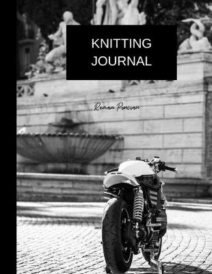 Book cover for knitting journal roman pincian