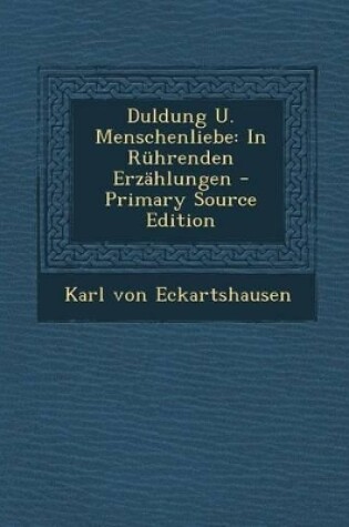 Cover of Duldung U. Menschenliebe