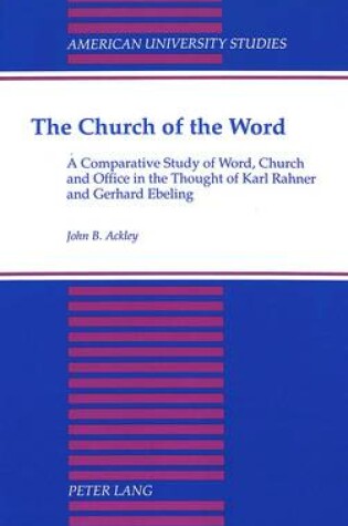 Cover of The Church of the Word