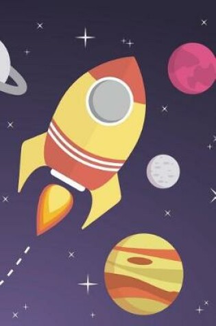 Cover of Cute School Supplies for Kids - Rocket Space Theme