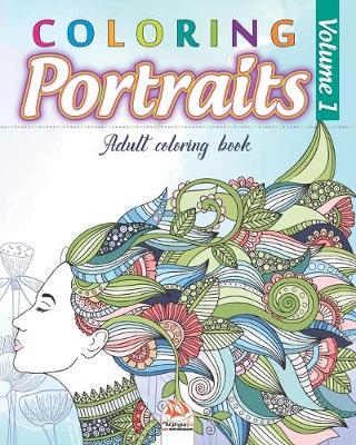 Book cover for Coloring portraits 1