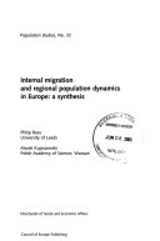 Cover of Internal Migration and Regional Population Dynamics in Europe