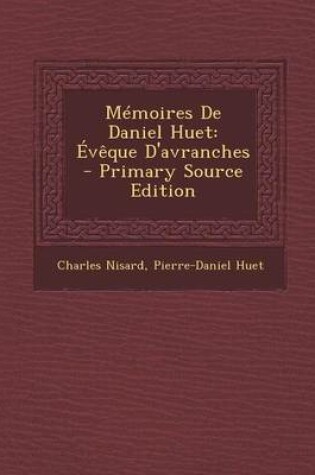 Cover of Memoires de Daniel Huet