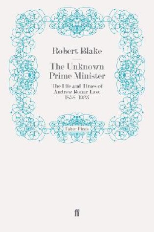 Cover of The Unknown Prime Minister