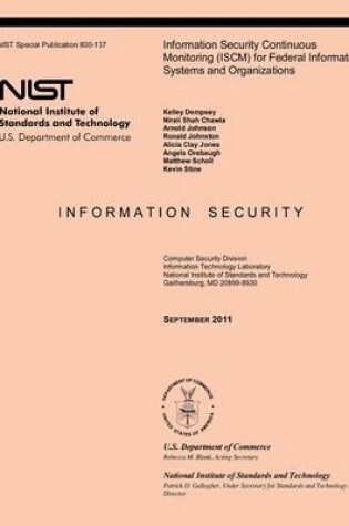 Cover of Information Security Continuous Monitoring (ISCM) for Federal Information Systems and Organizations