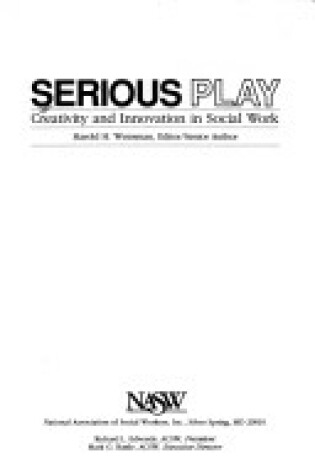 Cover of Serious Play