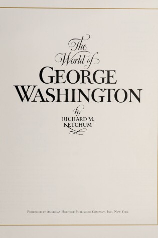 Cover of World of George Washington