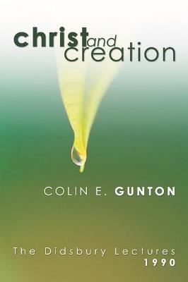 Book cover for Christ and Creation