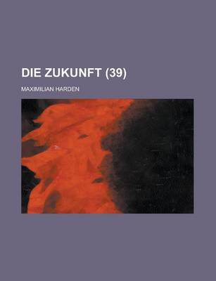 Book cover for Die Zukunft (39)