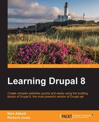 Book cover for Learning Drupal 8