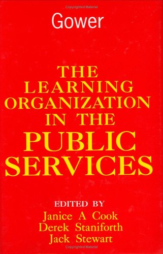 Book cover for The Learning Organization in the Public Services