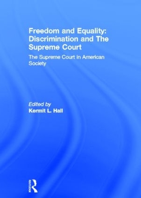 Cover of Freedom and Equality: Discrimination and The Supreme Court