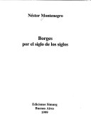 Book cover for Borges Por El Siglo de Los Siglos