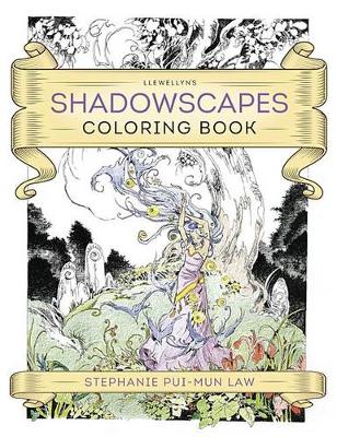 Book cover for Llewellyn's Shadowscapes Coloring Book