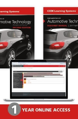 Cover of Fundamentals Of Automotive Technology 2Nd Edition And Tasksheet Manual And 1 Year Online Access To Fundamentals Of Automotive Technology