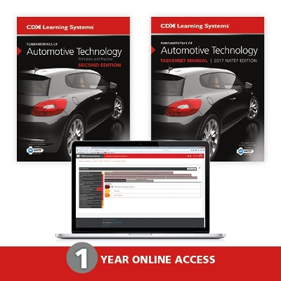 Book cover for Fundamentals Of Automotive Technology 2Nd Edition And Tasksheet Manual And 1 Year Online Access To Fundamentals Of Automotive Technology