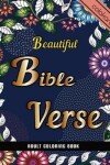 Book cover for Beautiful Bible Verse Adult Coloring Book