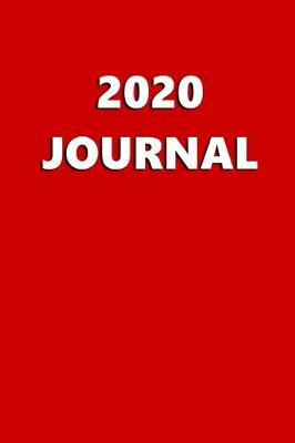 Book cover for 2020 Journal Red Color 204 Pages