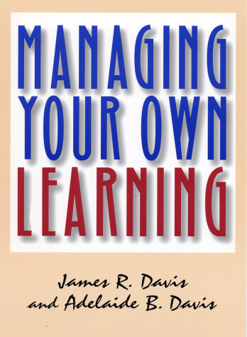 Book cover for Managing Your Own Learning