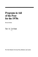 Cover of Programs in Aid of the Poor for the 1970s