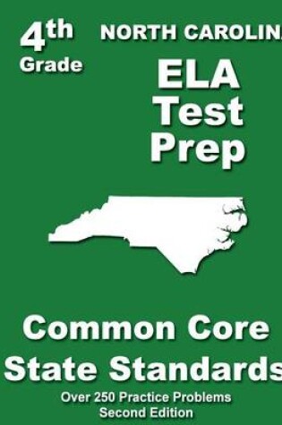 Cover of North Carolina 4th Grade ELA Test Prep