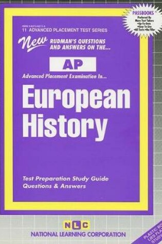 Cover of EUROPEAN HISTORY