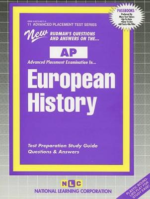Book cover for EUROPEAN HISTORY