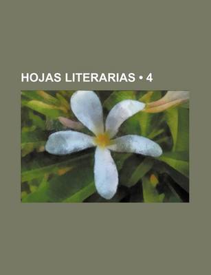 Book cover for Hojas Literarias (4)