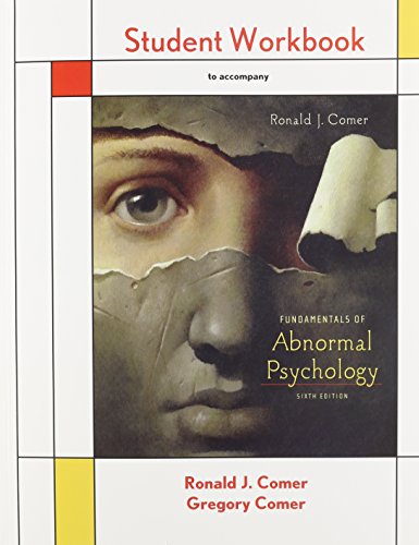 Book cover for Student Workbook for Fundamentals of Abnormal Psychology