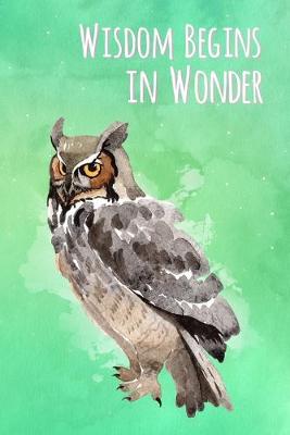 Book cover for Wisdom Begins In Wonder