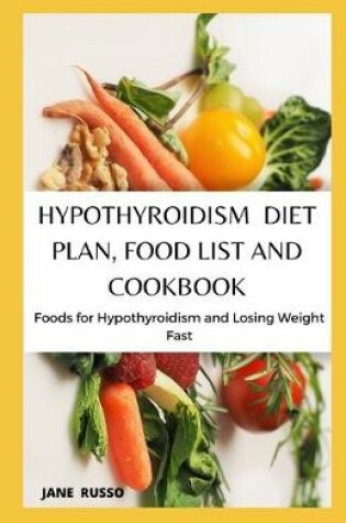 Cover of Hypothyroidism Diet Plan, Food List and Cookbook