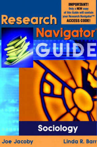 Cover of Research Navigator Guide for Sociology (Valuepack item only)