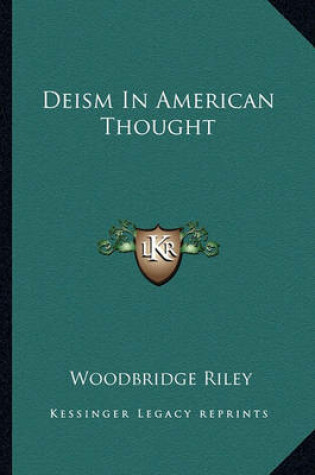 Cover of Deism in American Thought