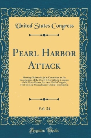 Cover of Pearl Harbor Attack, Vol. 34