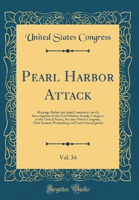 Book cover for Pearl Harbor Attack, Vol. 34