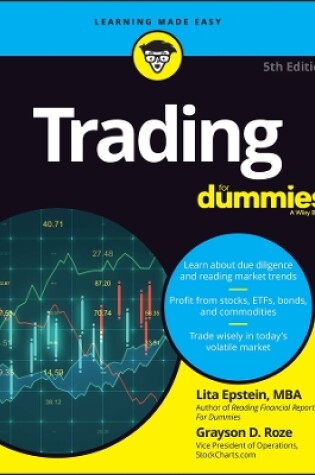 Cover of Trading For Dummies