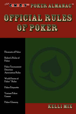 Cover of The Game Day Poker Almanac Official Rules of Poker