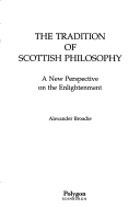 Cover of The Tradition of Scottish Philosophy