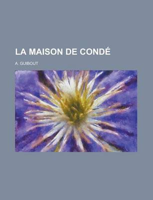 Book cover for La Maison de Conde